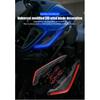1 pair Motorcycle Front Side Wing LED Light Kit Aerodynamic Wing Lights Universal Spoiler Lamp Motorcycle Decorative Accessories