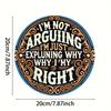 Round Art  Durable Metal Signs for Kitchen Bedroom Bar Decorations  Unique Designs for Easy Hanging  Perfect for Home