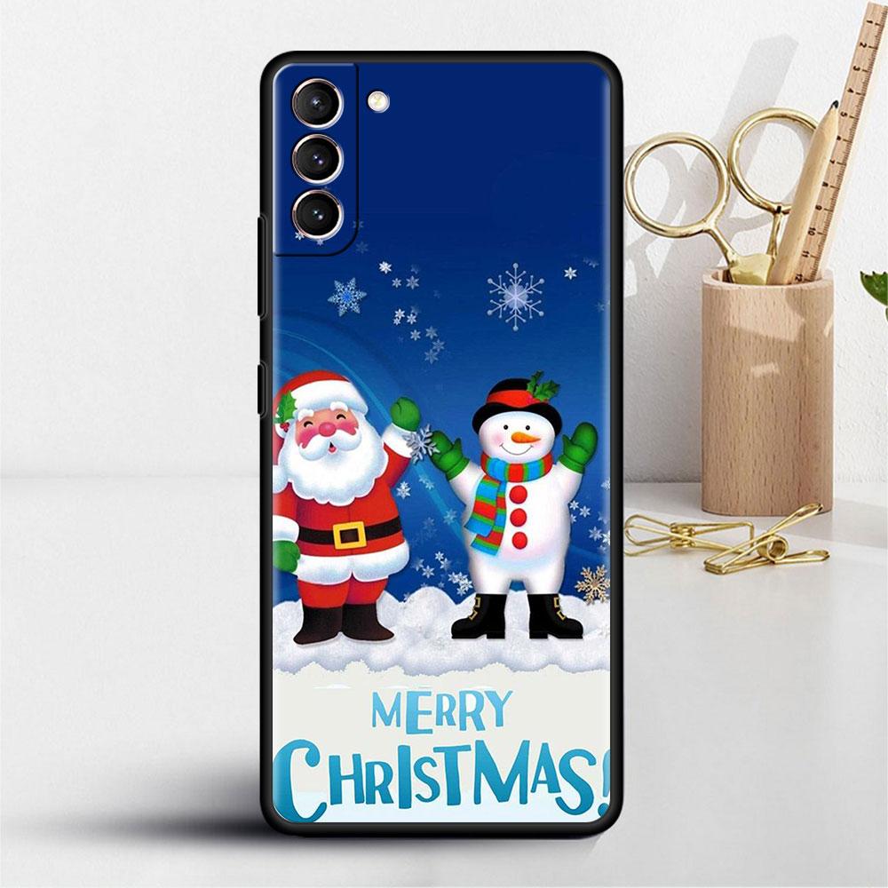 

Рождественский чехол Санта-Клауса для Samsung Galaxy S22 S21 S20 FE S10 S9 Plus S8 Note 20 Ultra 10 Plus Soft Phone Shell Samsung Note 9