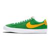Nike Zoom Blazer Low Pro GT SB Lucky Green Gold Unisex Sneakers Black White University-Gold DC7695-300