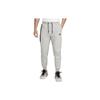 Nike Solid Mid-Rise Drawstring Jogger Knit Pants Men Bottoms Grey FB8003-063