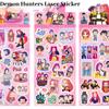 KPOP Dämonenjäger Guka Devil Herren-Gruppe Anime Lasergeschnittener Aufkleber zur Dekoration von Bürobedarf und Schulmaterialien