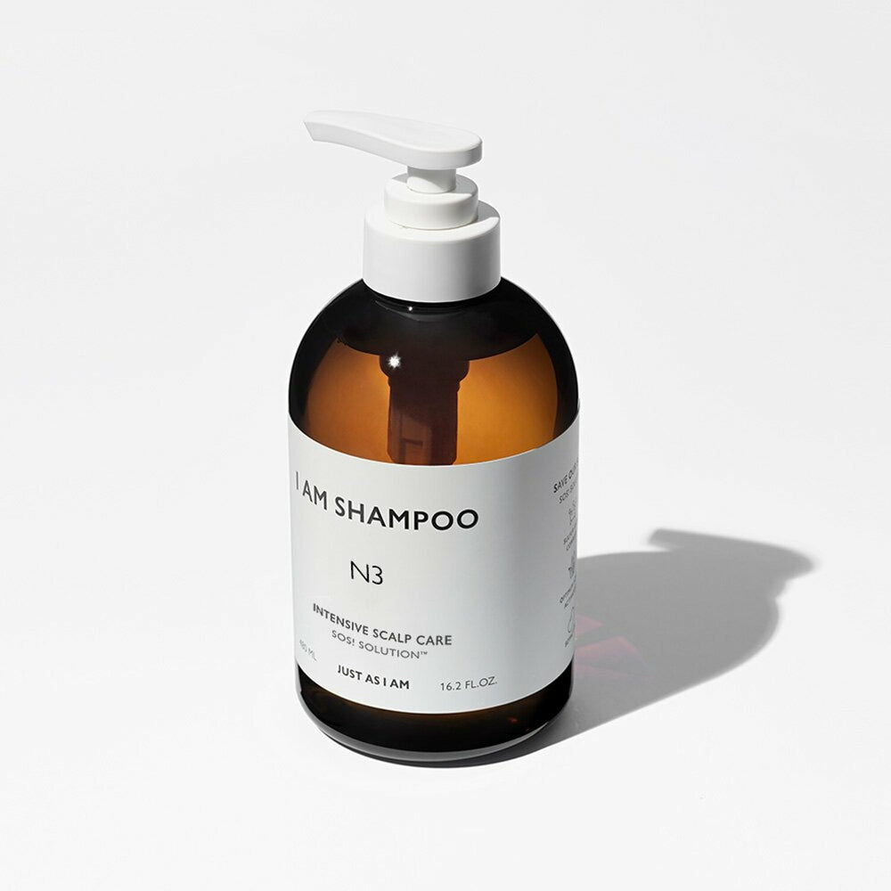 JUST AS I AM Intensive Scalp Care Shampoo Special Set (480mL+50mL)