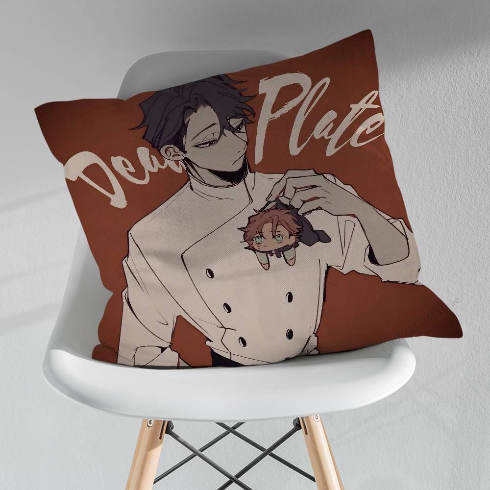 DDead PPlate RRodincent Pillow Case For 30x30cm45x45cm55x55cm For Home Bedroom Decoration And Protector