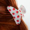 8.6cm New Fruit Lemon Print Hair Claw Summer Simple Colorful Claw Clip Fashion Crab Hair Clips Hair Accessories for Women Girls