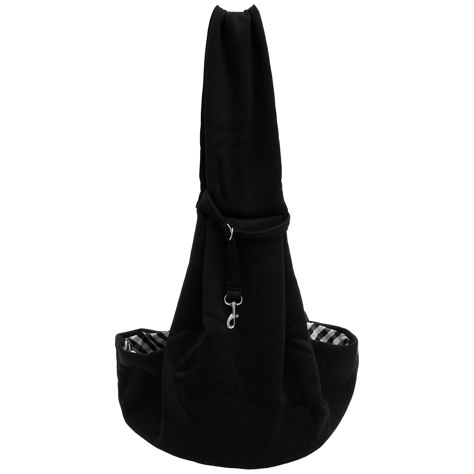 

Dog Carrier Bag Pet Sling Shoulder Bag Comfortable Portable Travel Crossbody Outdoor Cat Puppy Small Dogs Carrying Supplies чёрный