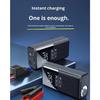4 In 1 Car Jump Starter Power Bank 1800A 150PSI Auto Air Compressor Wireless Tire Pump Car Battery Booster Starting Device
