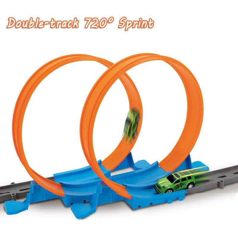 Esnek Ra Araba Rampa Pisti Çocuk Oyuncak Seti Kendin Yap Montajlı Turbora Pisti Taşınabilir Seyahat Oyuncağı Mancınık Ray Yarış Yuvarlama Ra Pisti