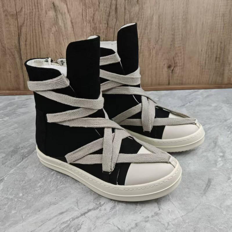 

New European High-top Skate Shoes Men Women s Casual Breathable Platform Canvas 45
