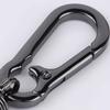 Portachiavi da uomo Molla elastica Ad alta resistenza Elettrolitico Nessuna deformazione Anti-smarrimento Zaino Fibbia Portachiavi Portachiavi per auto da lavoro Fibbia da alpinismo