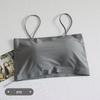 Ice Silk Seamless Strapless Camisole for Women - Anti-Exposure One-Shoulder Bandeau with Beautiful Back Design