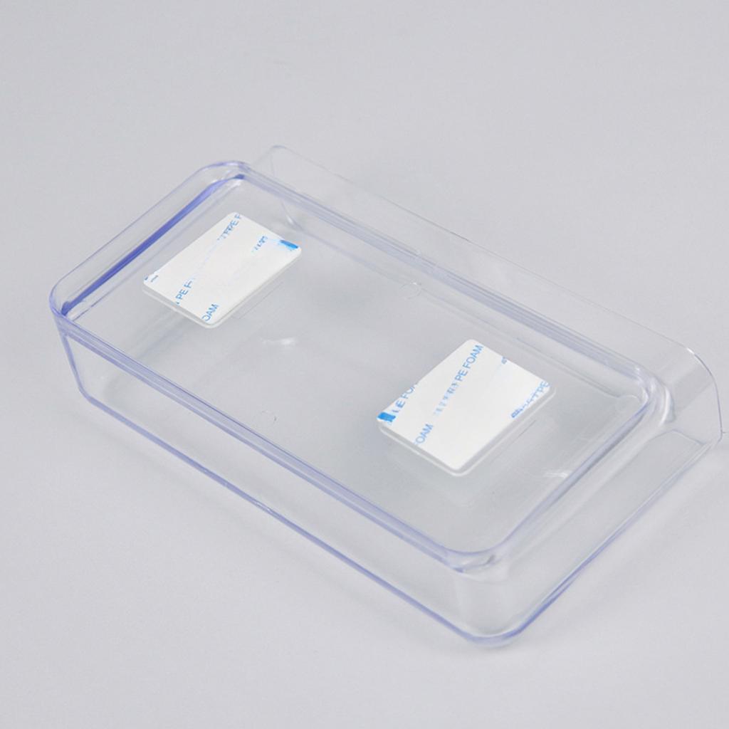 Transparent Desktop Storage Box Cosmetics Office Supplies Student Dormitory Pen Holder Bathroom Wall Hanging Shelf Punching Free