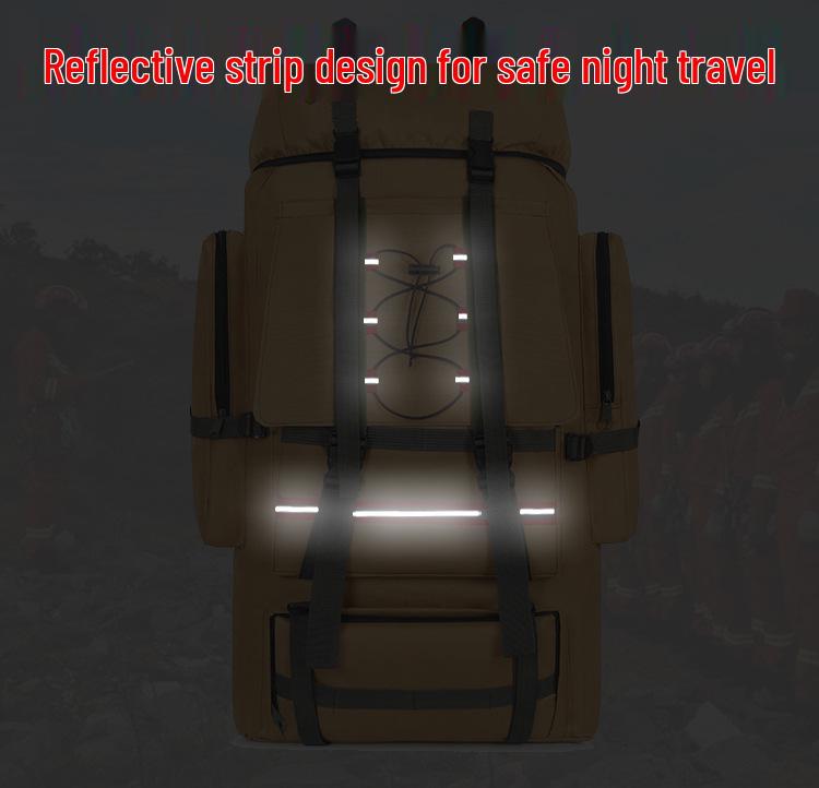 Zaino da Viaggio Mimetico da Uomo da 130L - Borsa da Campeggio Outdoor Ultra-Grande