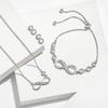 Minimalist Korean Möbius Strip Earrings: Versatile 8-Shaped Symbol of Eternity.