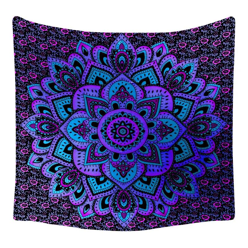 Indian Mandala Boho Wall Hanging Sandy Rug Camping Tent Travel Mattress Bohemian Sleeping Pad Tapestries