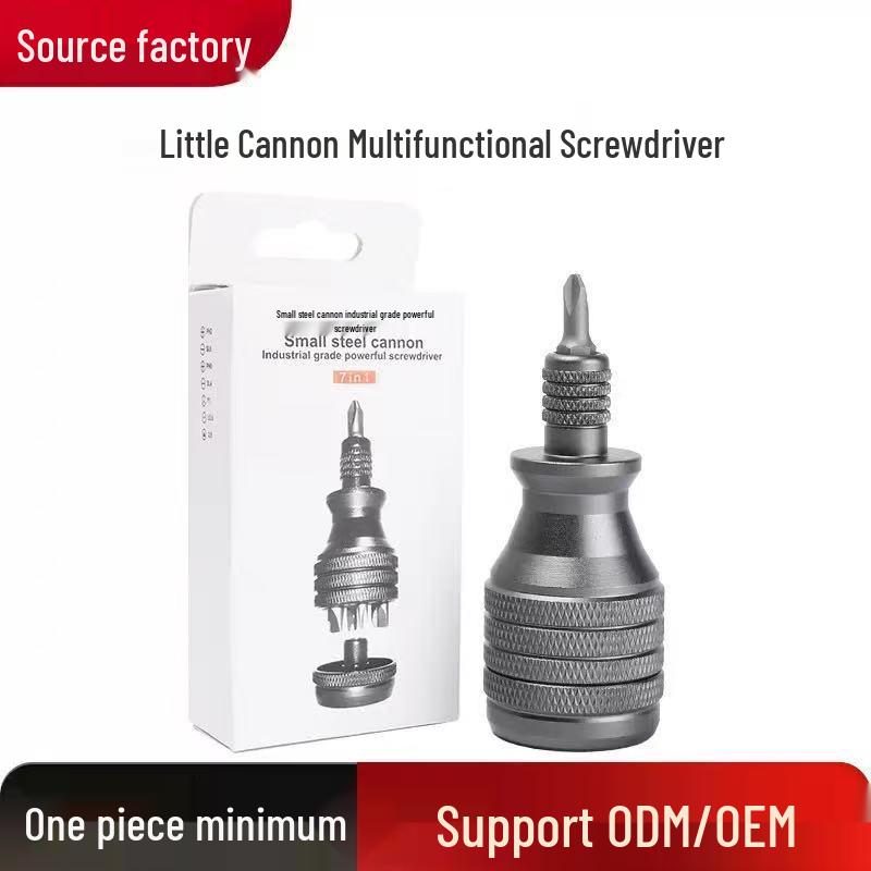 7-in-1 Industrial Grade S2 Screwdriver Set with Phillips, Slotted & U-Type Bits for Household Repair