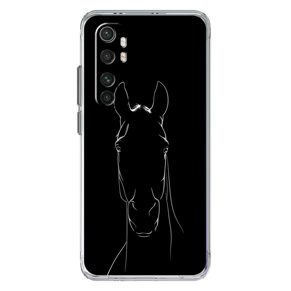 Animal Art Horse Phone Case For Xiaomi Poco X5 NFC X3 F5 F4 F3 M3 14 13T 12T 12 13 Lite 11 Ultra Mi 10T 5G 11X Pro Clear Cover