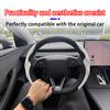 For Tesla Model 3/Y Highland Juniper Steering Wheel Cover Suede Sport Steering Wheel Cover All Season Universal Car Accessories