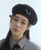 Mualeumoa Tiered Chain Beret-Black