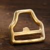 Solid Brass Brass Buckle Hardware Multi-Purpose Use Pin Buckle Set Belt Buckle Set  For Belts