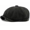 HT4954 Berets Men Women New Autumn Winter Hat Retro Artist Painter Suede Beret Hat Male Female Ivy Flat Cap Adjustable Beret Cap