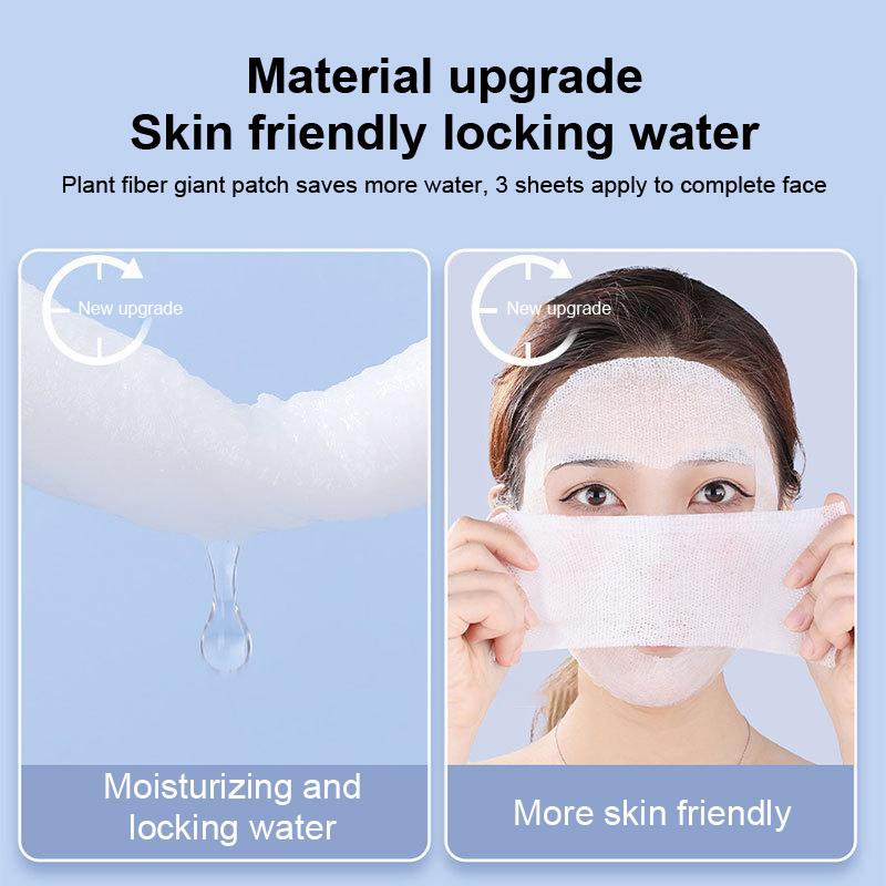 Makeup Wet Cotton Pads For Face Stretchable Bandage Tear Mask Paper Towel Hydrotherapy Hydration Cotton Sheet