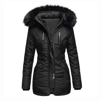 Women Overcoat Waist Casual Winter Jacket Long Sleeve Long Coat