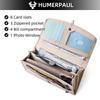 Humerpaul Neue Lange Brieftasche Aus Echtem Leder Frauen Geldbörsen Zipper Geldbörse Mode Hohe Qualität Geldbörsen Trendy Geldbörse Karte Halter Luxus