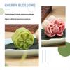 Mid Autumn Festival Mooncake Mold 30G Lotus Leaf Flower Shape Moon Cake Mould Diy Fondant Mung Bean Baking Tools Hand Press Mold