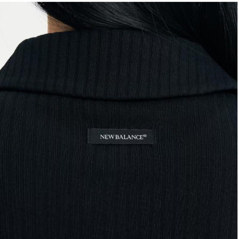 New Balance Half Club New Balance Women S 2 Way Ribbed Collar Zip Up Jacket Nbm