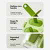 [Molde para Helados | Antifugas] Molde para Helados de 4 Cavidades | Tapa Antifugas y Palitos Extraíbles, Plástico Duradero Libre de BPA, Fácil Desmoldado con Agua Tibia