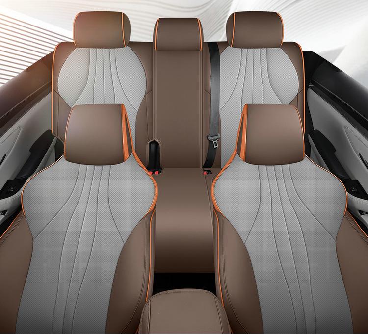 Song PRO Cartoon Leather Car Seat Cushion, Five-Seat Model, All-Season Use