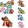 Toy Robocar Poli Car Transformed Pull Back Robot Kids Car Toys Action Figure