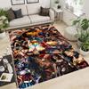 Wonder Woman pattern rug, suitable for living room, bedroom, bedside, balcony and other places, Nordic style decorative rug,