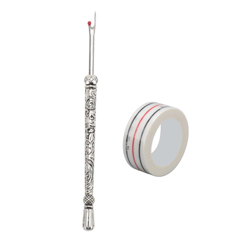 Sewing Seam Remover Multipurpose Efficient Safe Thread Stitch Remover Tool with Positioning Tape for