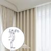 20Pcs Blinds Curtain Clips Horizontal Window Curtains Securing Clamps for Hiddens Valance Sheer