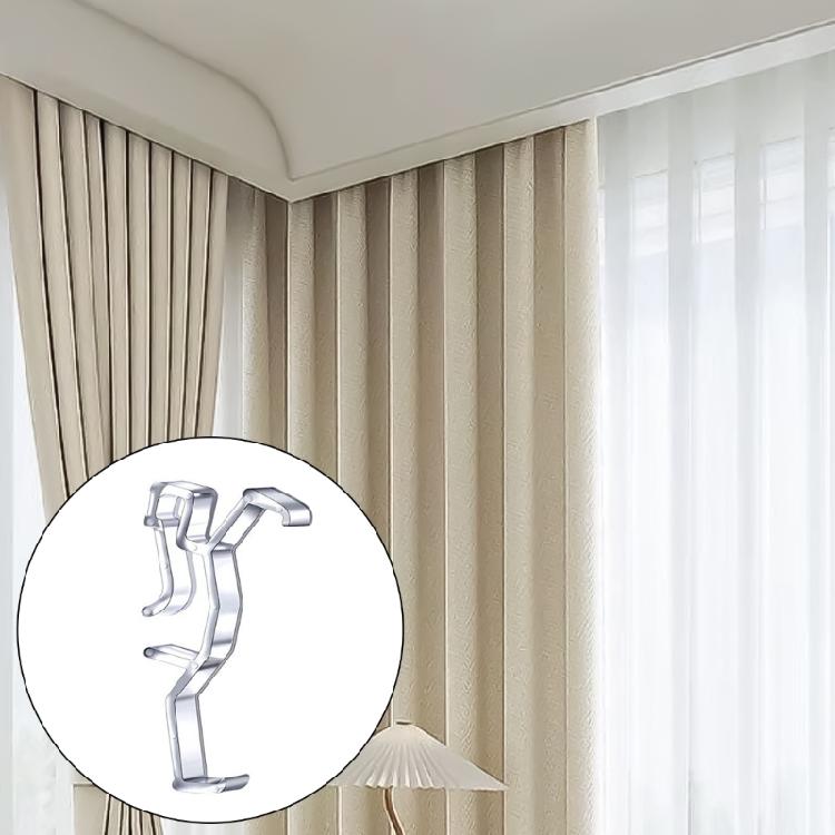 20Pcs Blinds Curtain Clips Horizontal Window Curtains Securing Clamps for Hiddens Valance Sheer