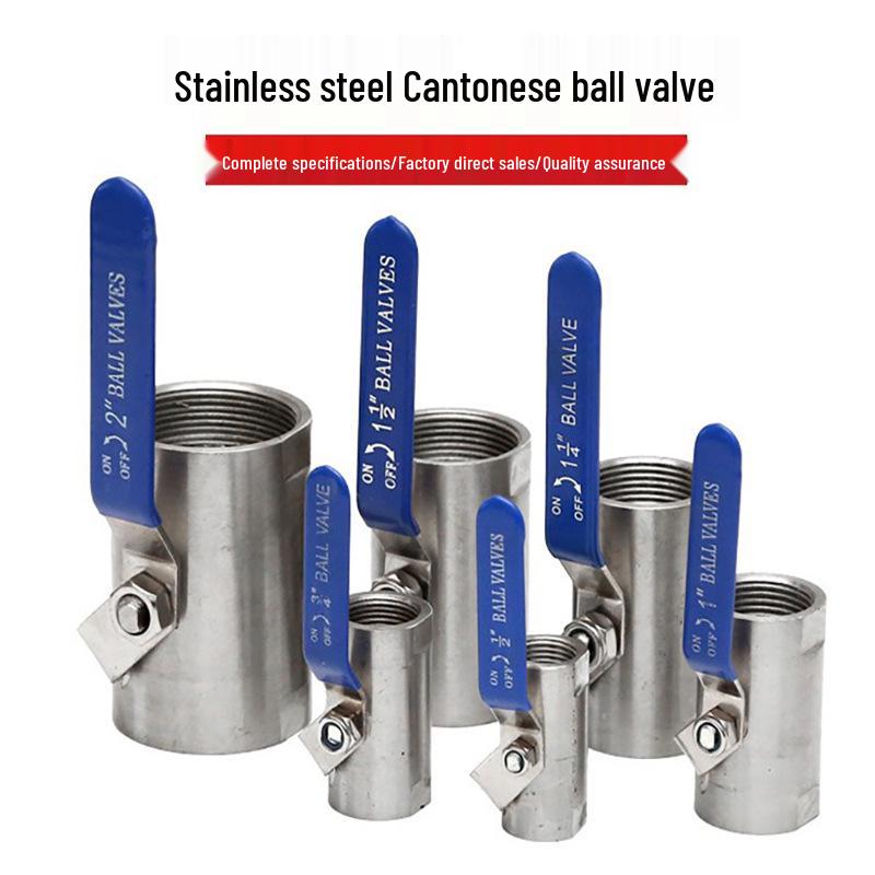 

1-Inch Stainless Steel Cantonese Ball Valve, Q11F-16P Steam High Temp, Internal Threaded for Pipeline Switch. DN15 (0.5 inch)