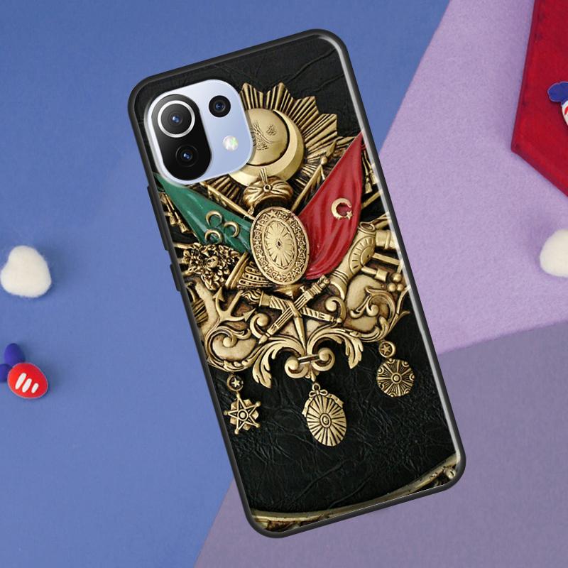 Osmanisches Reich Wappen Hülle Für Xiaomi 14T Pro 11T 12T 13T 13 14 Ultra POCO X7 Pro X3 X5 F3 F5 F6 M6 X6 Pro Hülle