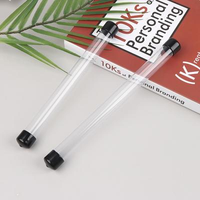 Transparent PVC Pen Box Rotating Pen Storage Tube Clear Pen Cases Container Pen School Office Supply