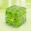 1/2Pcs 3D Puzzle Maze Cube Educational Brain Teaser Handheld Rolling Ball Maze Cube Spatial