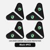 cqmes7 Silicone Car Logo Door Corner Cover Bumper Crash Scratch Protector Accessories For Skoda Kodiaq Fabia Kamiq Karoq Octavia 2 3
