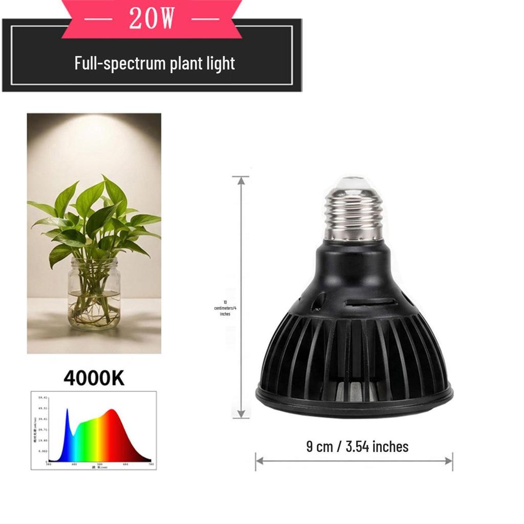 Vollspektrum E27 Sonnenlicht LED Pflanzenlampe für die Pflanzenzucht