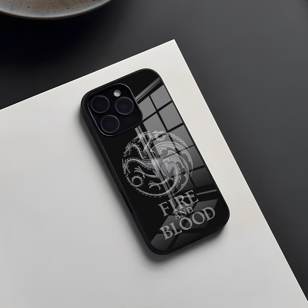 Game Of Thrones Phone Case For IPhone 17 Pro Max 16 15 14 Pro Max 13 11 X Xs Xr 8 7Plus Glass Cover