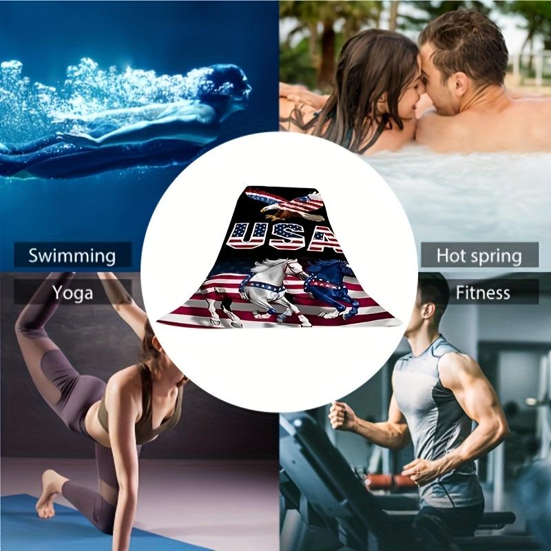 1pc Usa Eagle Horse Beach Towel 2D Oversized Quick Dry Sand Free Towel for Beach Pool Swimming Travel Soft Towel for Summer Gift