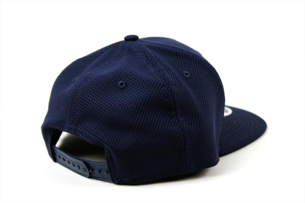 New Era Diamond Era True Navy Snapback Flat Cap for Men and Women