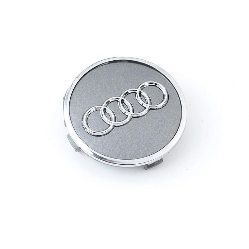 4 Stück 60mm 61mm 68mm 69mm Auto Styling Radnabenkappe Nabenkappe Abzeichen 4B0601170 Für Audi A3 A4 A5 A6 A7 A8 S4 S6 Zubehör