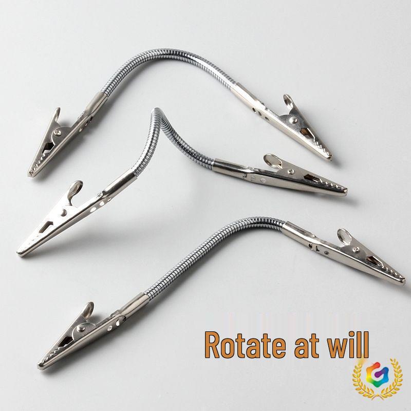 Universal Double-Headed Crocodile Mosquito Coil Holder & Desktop Memo Stand