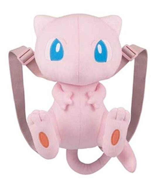 Banpresto Mewtwo Strikes Back EVOLUTION Plush Backpack ~Mew~ розовый