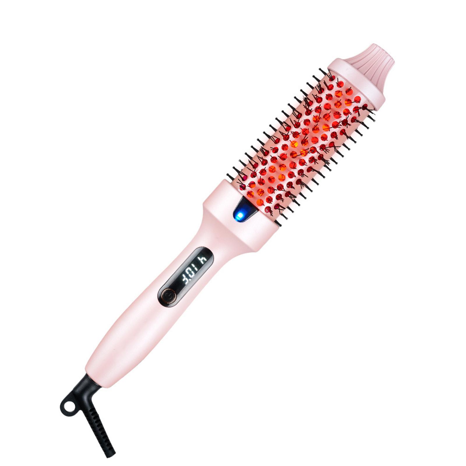 

Hair straightener, hair curler, portable hair straightener, household electric curling iron Pink EU-Plug